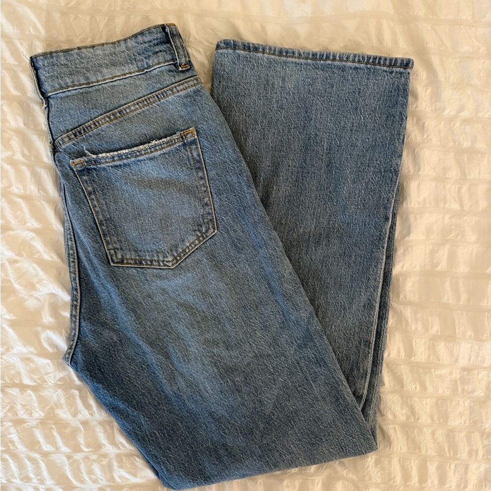 H&M Blue Straight Leg Jeans